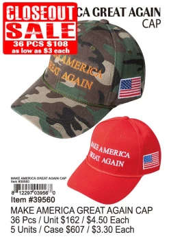 Trump-Make America Great Again Cap